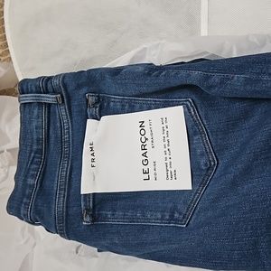 Frame Le Garçon Mid-Rise Straight Fit Jeans NWT Size 27